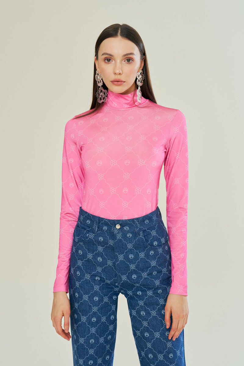 PETITE BLOSSOM PINK TOP - CULT MIA