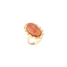 Close-up of the elegant DELA ring by Maria Frering, showcasing intricate design and high-quality craftsmanship.