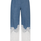 Blue Liya Denim Bloom Trousers jeans with a relaxed fit and classic denim styling, displayed on a neutral background.