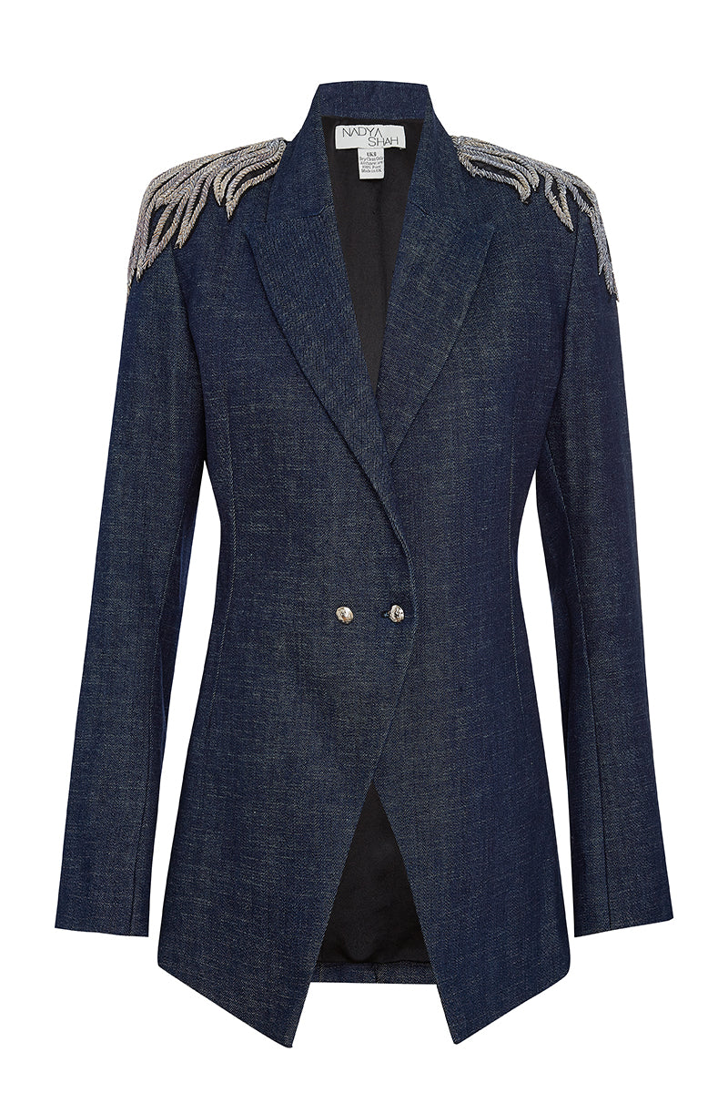 AVA DENIM BLAZER