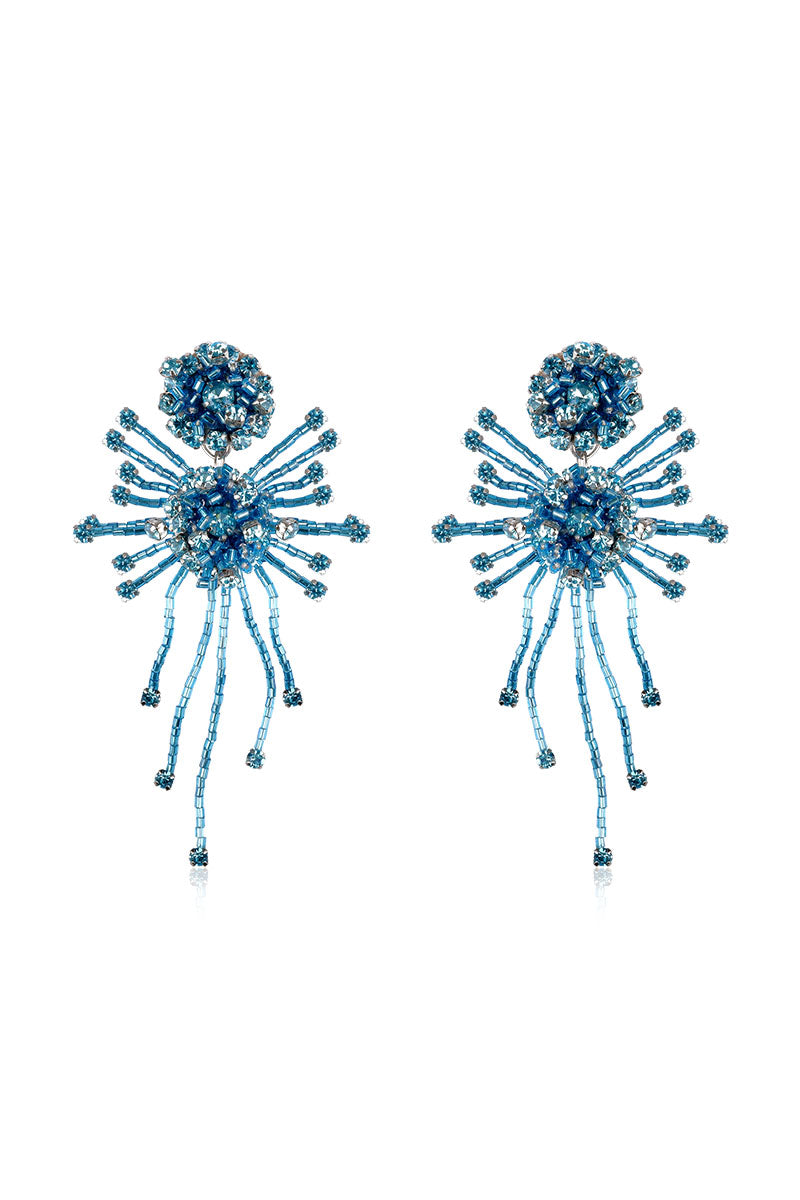 LILLA BLUE DROP EARRINGS - CULT MIA