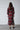 MATHIAS RED LEAF PATTERNED MAXI DRESS - CULT MIA