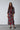 MATHIAS RED LEAF PATTERNED MAXI DRESS - CULT MIA