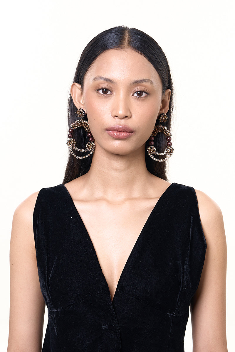 BRIELLE GOLD EARRINGS - CULT MIA