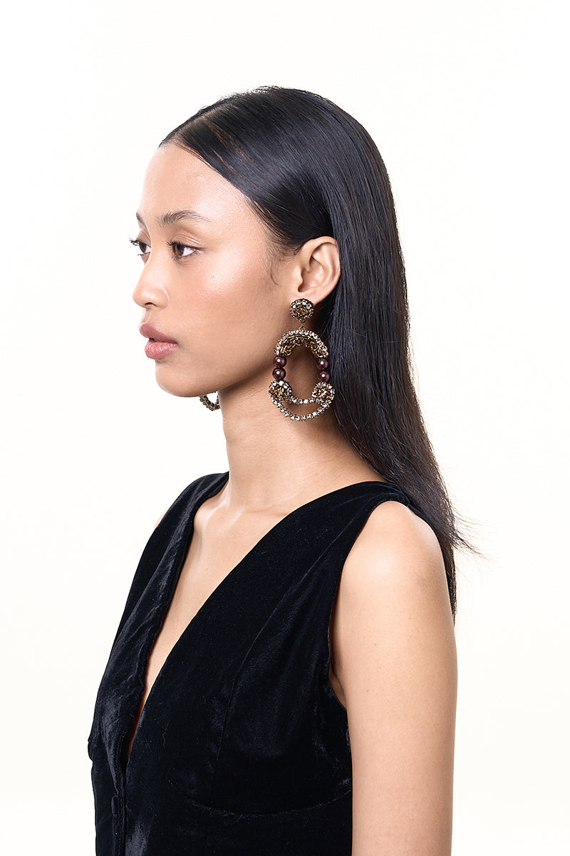 BRIELLE GOLD EARRINGS - CULT MIA
