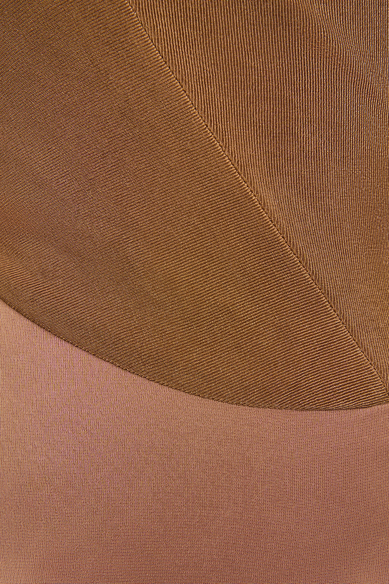 TWINKLE KNIT DRESS IN BROWN - CULT MIA