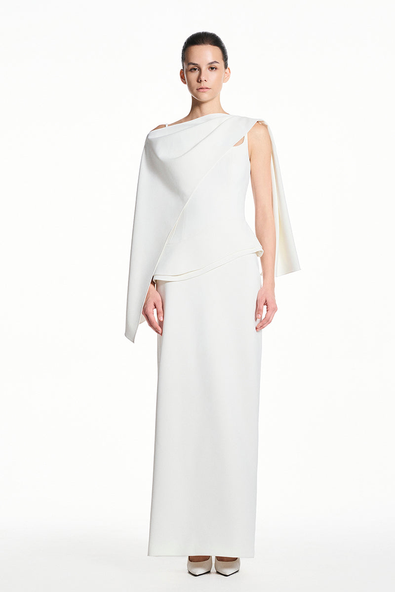 SPANDEX DRESS IN WHITE | CULT MIA