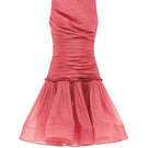 Red Rosalíe draped mini dress by BY HAÓ, featuring a stylish, fitted silhouette and elegant draping details.