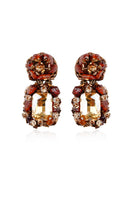 Gold Amora earrings by Aidan & Ice featuring elegant hoop design with decorative detailing for a stylish look.