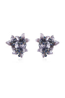 Gray Greta earrings by Aidan & Ice featuring stylish, modern earrings with a sleek gray finish and elegant design.