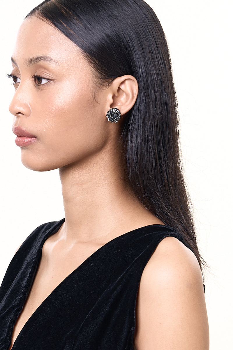 LAVISA BLACK EARRINGS - CULT MIA