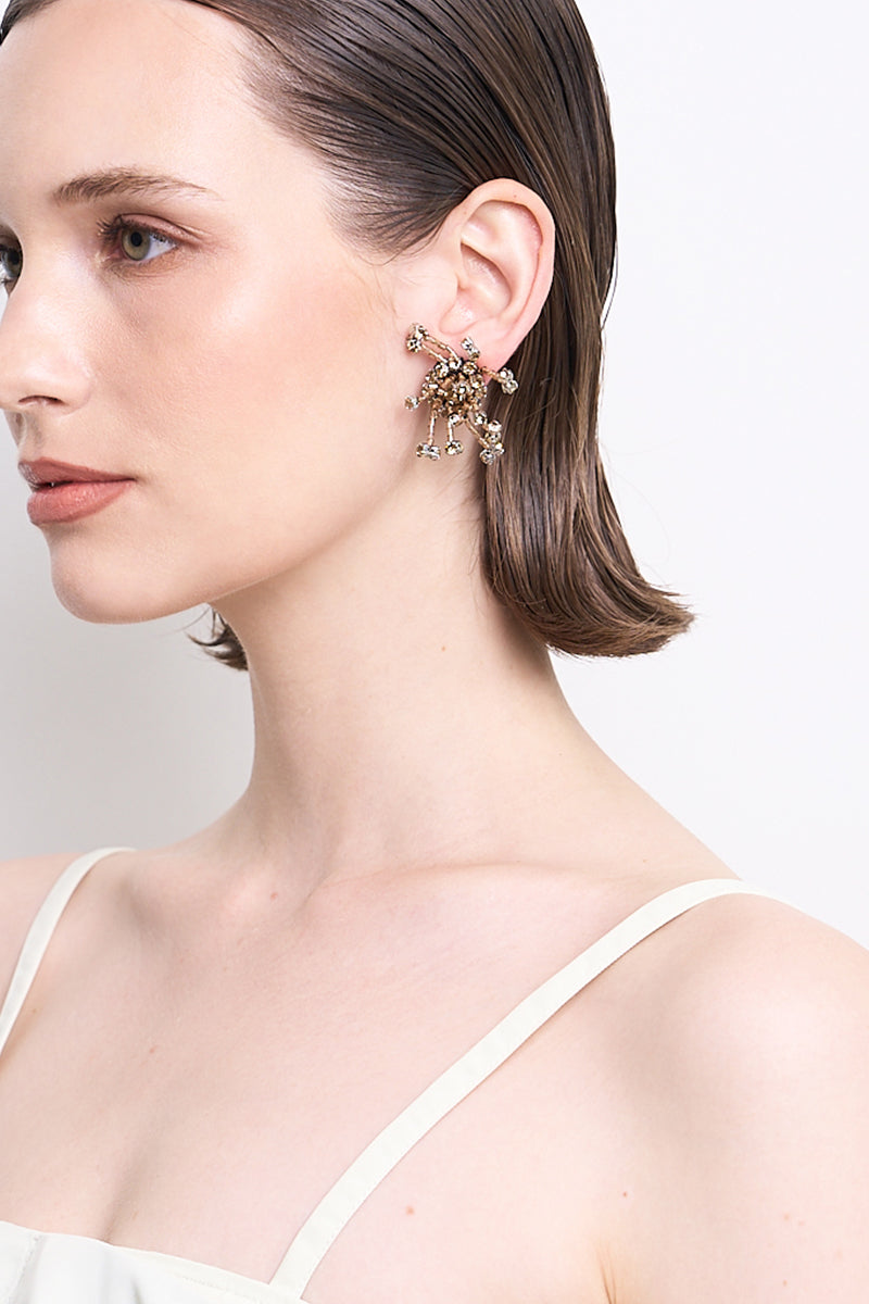 LILLA GOLD EARRINGS - CULT MIA