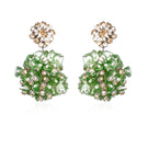 Aidan & Ice Louise earrings with elegant design, featuring delicate hoops and subtle embellishments for a sophisticated look.