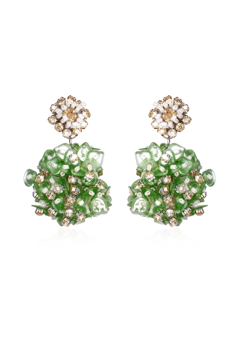Aidan & Ice Louise earrings with elegant design, featuring delicate hoops and subtle embellishments for a sophisticated look.
