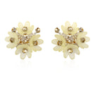 A pair of Mellow Lime earrings by Aidan & Ice featuring vibrant lime-green dangling earrings with a sleek, modern design.