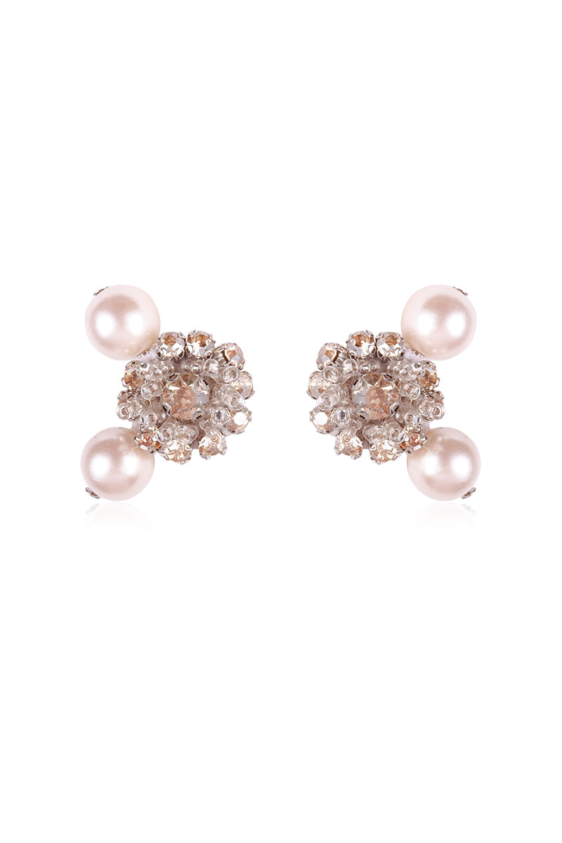 Aidan & Ice Pearls Esthéria earrings featuring elegant pearl design, stylish earrings for a sophisticated look.