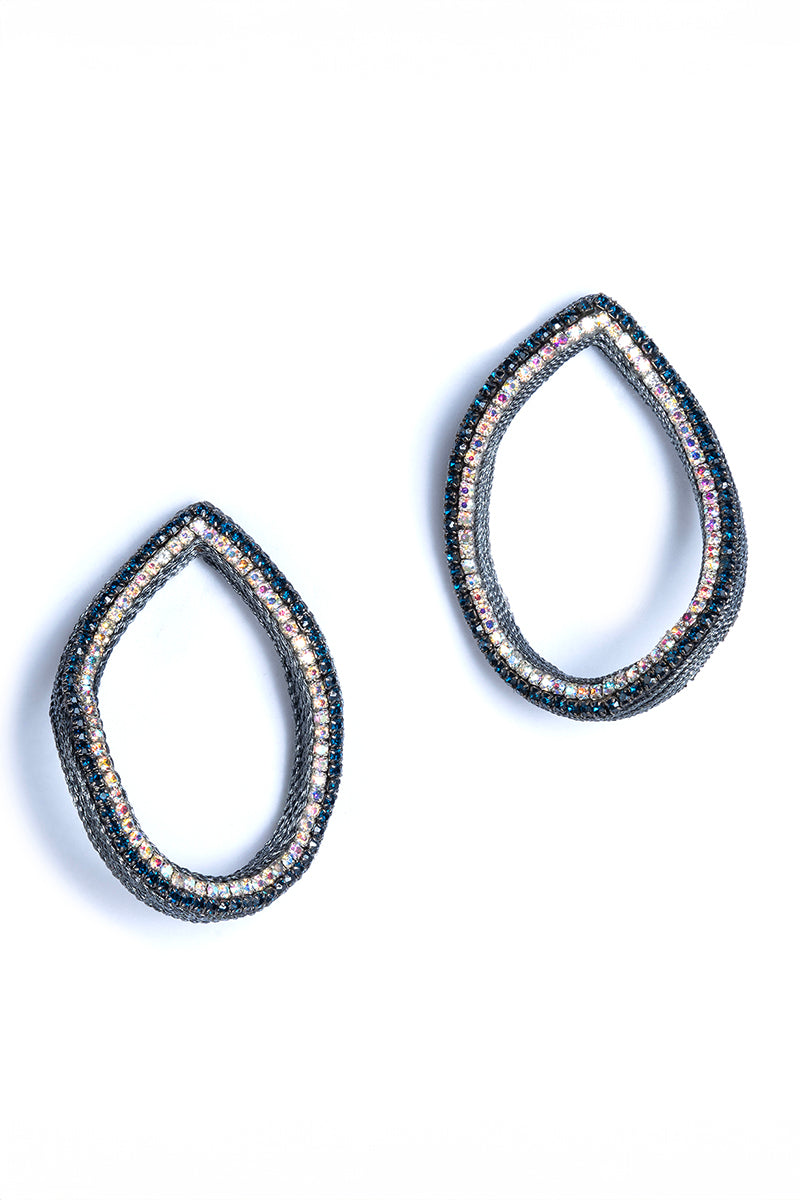EVE EARRINGS IN SAPPHIRE - CULT MIA