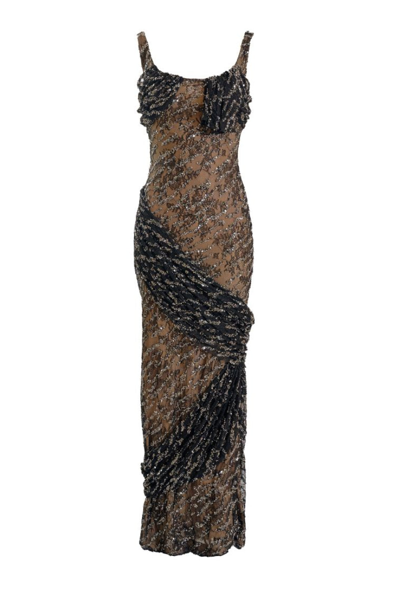 ECHO GOWN IN BLACK | CULT MIA