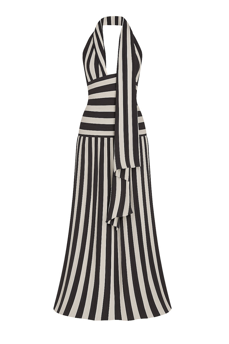 ECO HALTERNECK MAXI DRESS - CULT MIA