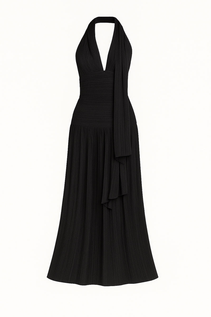 ECO HALTERNECK MAXI DRESS - CULT MIA