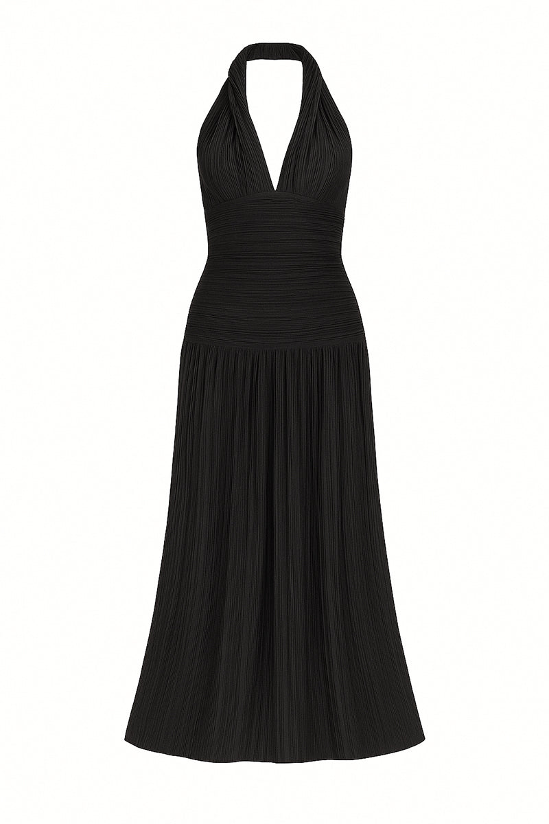 ECO HALTERNECK MAXI DRESS - CULT MIA