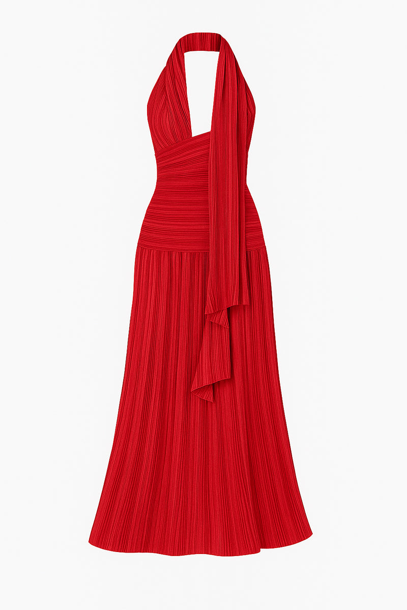 ECO HALTERNECK MAXI DRESS - CULT MIA