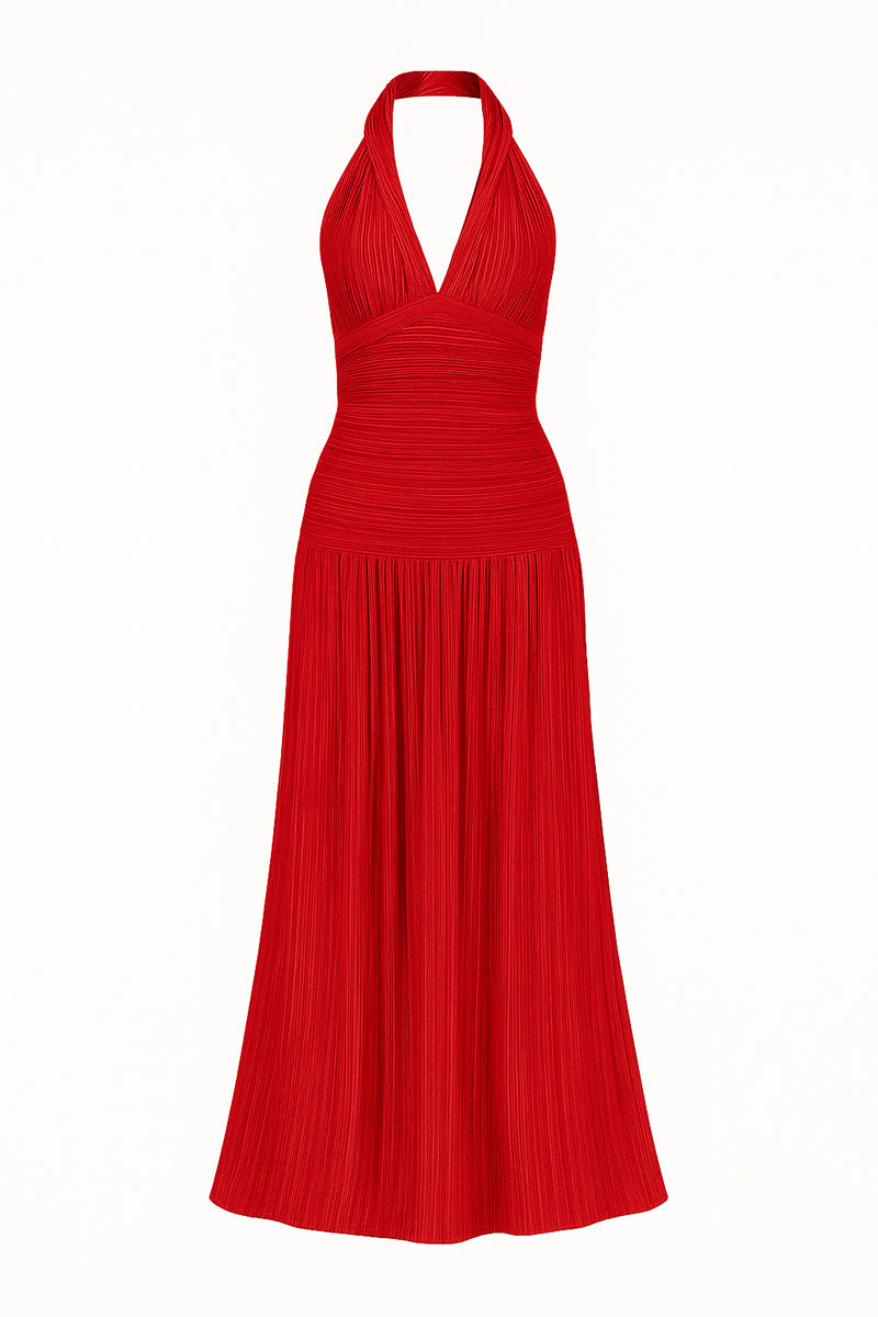 ECO HALTERNECK MAXI DRESS - CULT MIA