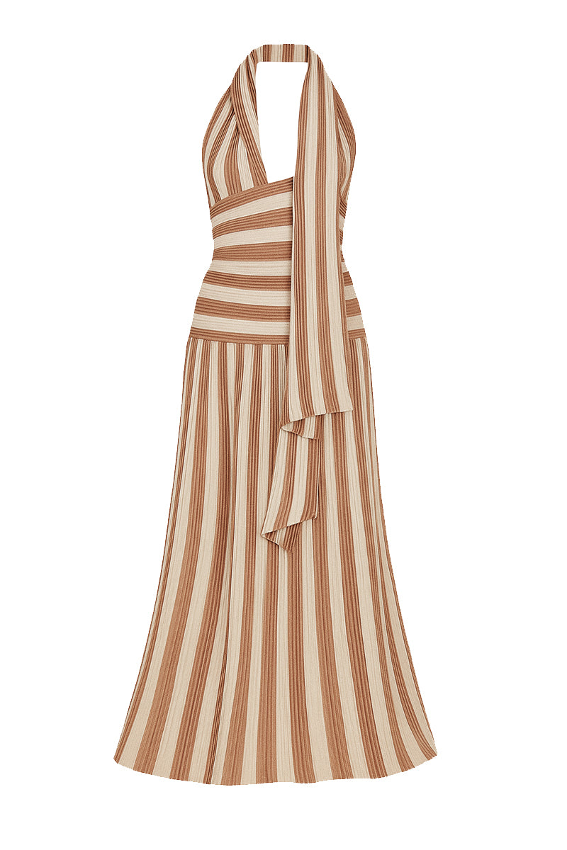 ECO HALTERNECK MAXI DRESS - CULT MIA