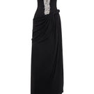 Elegant AZRA gown by EEGEN STUDIO, featuring flowing fabric and intricate detailing, perfect for formal occasions.