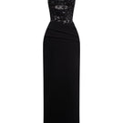 Elegant ESME gown by EEGEN STUDIO featuring flowing fabric and intricate design, displayed on a mannequin.