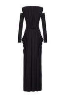 Elegant EEGEN STUDIO VELA Maxi Dress featuring flowing fabric and a stylish design, perfect for sophisticated occasions.