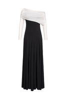 Elegant Caelis dress gown by EEGEN STUDIO featuring flowing fabric and intricate design details.