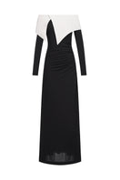 Elegant DARELLA gown by EEGEN STUDIO featuring flowing fabric and intricate detailing, perfect for formal occasions.