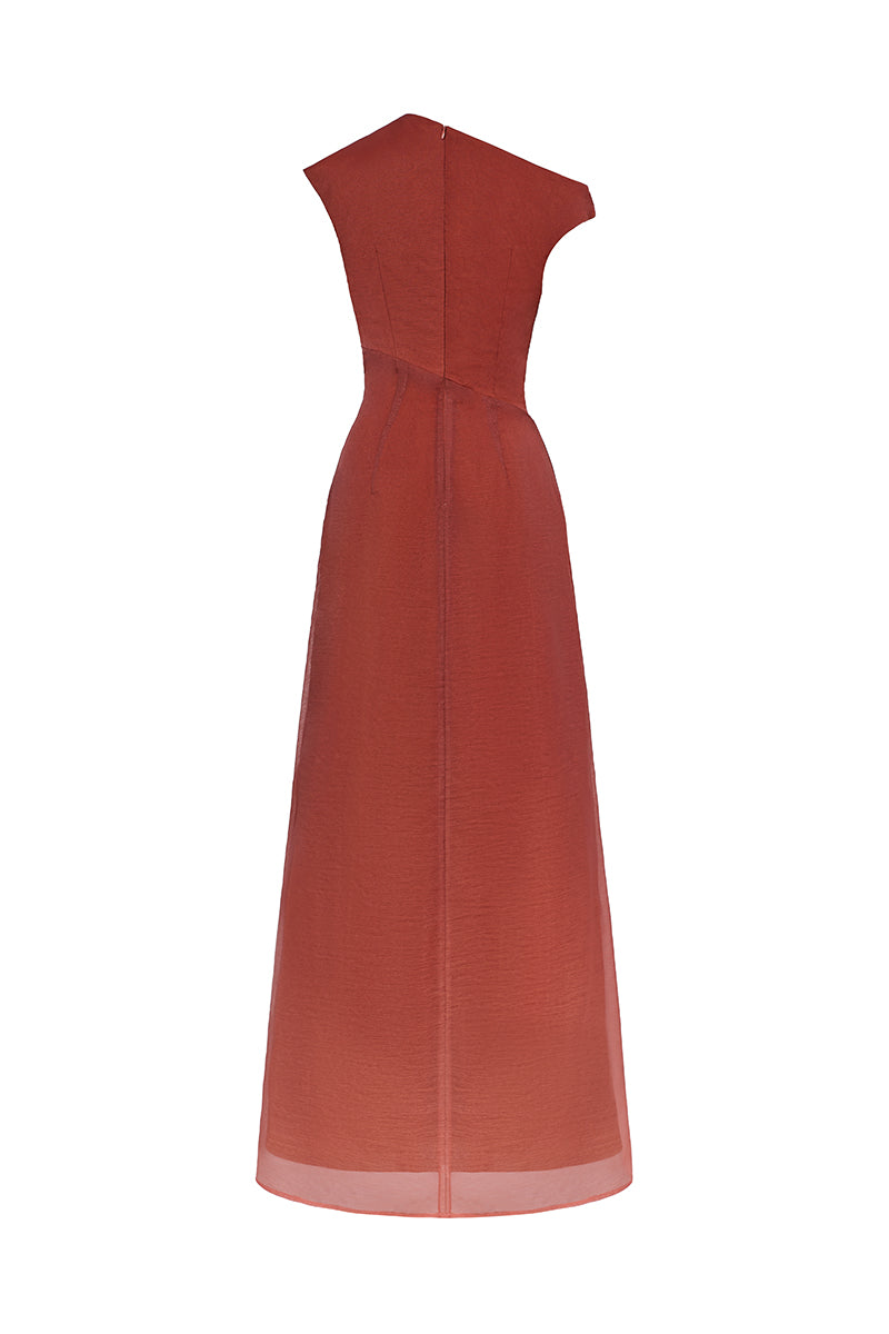 Elegant EEGEN STUDIO AZARA Maxi Dress featuring flowing fabric and stylish design, perfect for summer or special occasions.