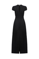 EEGEN STUDIO Lyra Maxi Dress featuring flowing fabric and a stylish silhouette, perfect for elegant occasions.