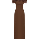 Eegen Studio Areen gown featuring elegant fabric and intricate details, perfect for formal occasions or evening wear.
