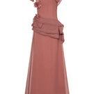 Elegant RANYA gown by EEGEN STUDIO featuring intricate embroidery and flowing fabric, showcased in a stylish fashion pose.