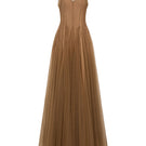 Elegant Samara gown by EEGEN STUDIO featuring flowing fabric and intricate details, perfect for formal occasions.