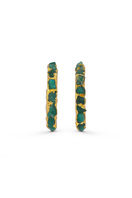 Gold Electro Mini Hoop Earrings by Fenomena, small and stylish earrings with a sleek hoop design.
