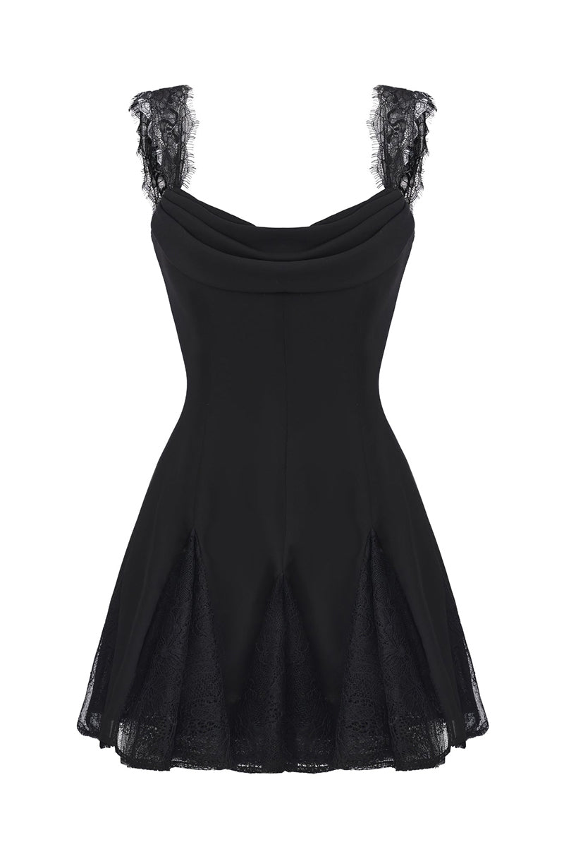 ROSITA MINI DRESS IN BLACK | CULT MIA | Estefania ROSITA MINI DRESS IN BLACK | CULT MIA | Estefania