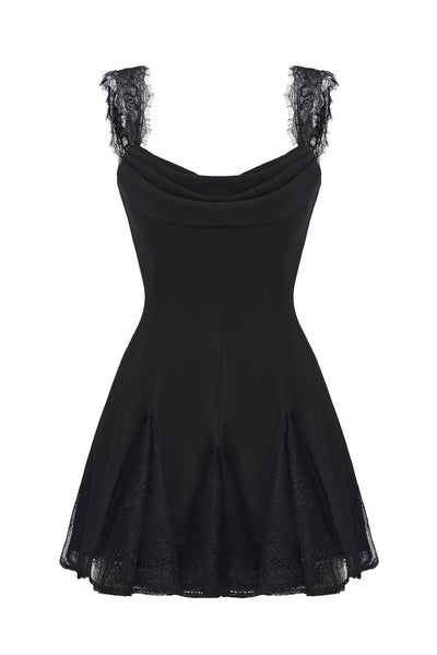 最終値下げ！AndmaryPoppy lace mini dress black ELIZABETH LACE MINI DRESS | CULT MIA | Nana Jacqueline