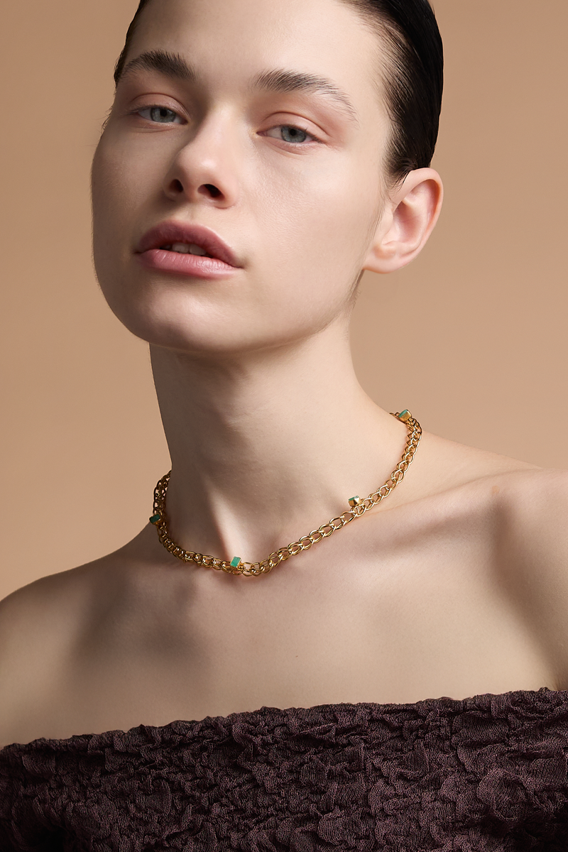 EMERALD CICLO NECKLACE - CULT MIA