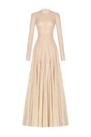 Elegant Erytheia I gown by Montsand with flowing fabric and intricate design, perfect for formal occasions.