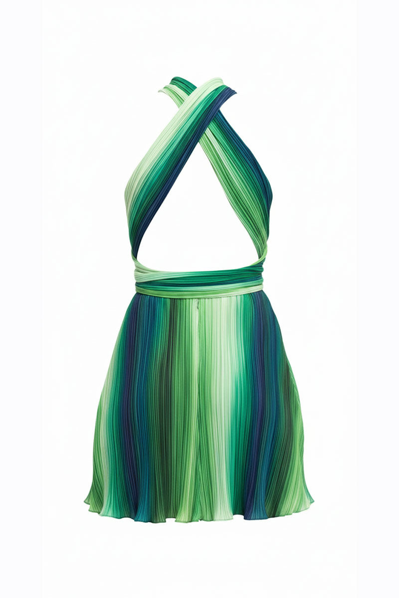 Maylé Vásquez Estero romper jumpsuit in River Green with a relaxed fit and stylish design, perfect for casual or summer wear.