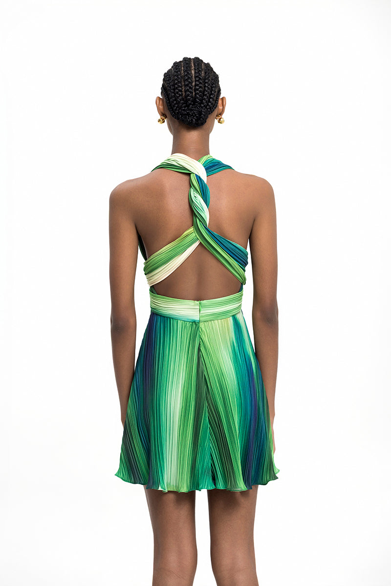 Maylé Vásquez Estero romper jumpsuit in River Green, featuring a stylish, casual design with a flattering fit and lightweight fabric.