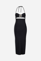 Black ETE Skirt Maliluha maxi skirt with flowing fabric and waistband, stylish and comfortable for everyday wear.