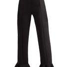 Señorita Eugenia black pants showing a tailored fit with a sleek waistband and classic straight-leg design.