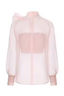Nana Jacqueline Eve Diamond Top in pink, shown from the back, featuring a stylish design and shimmering diamond details.
