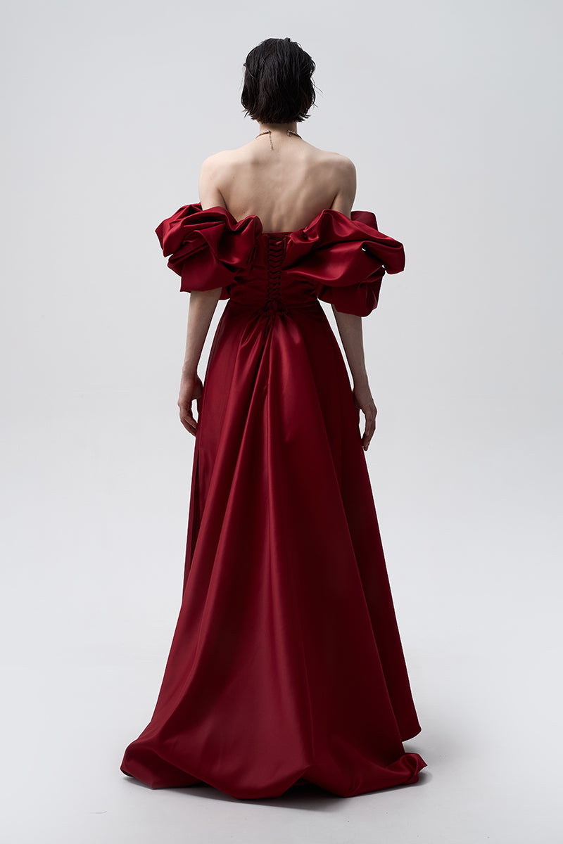 MERINGUE DRESS IN BORDO - CULT MIA