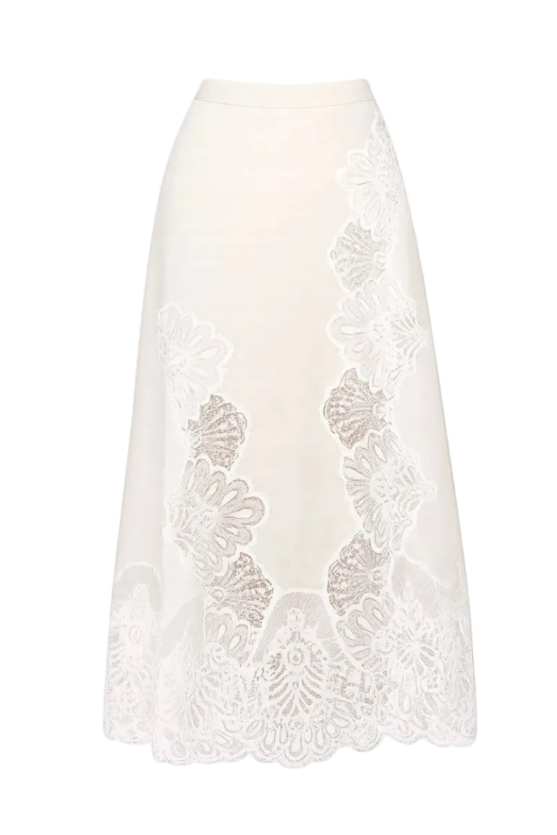 SALOME SKIRT IN IVORY